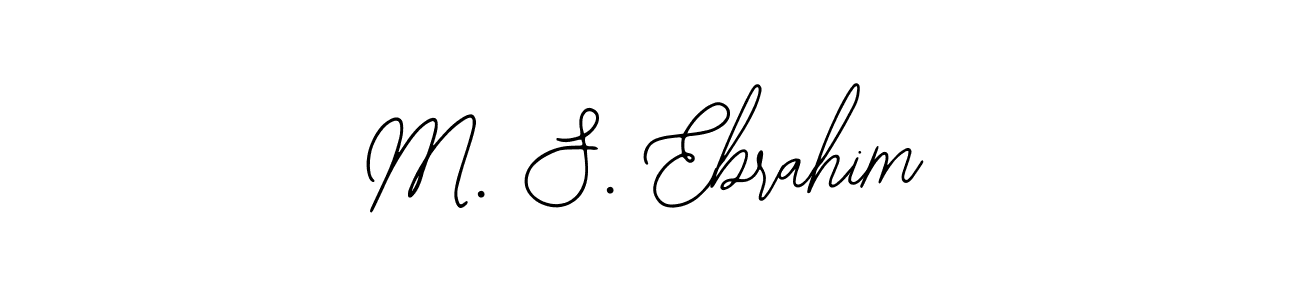 Best and Professional Signature Style for M. S. Ebrahim. Bearetta-2O07w Best Signature Style Collection. M. S. Ebrahim signature style 12 images and pictures png