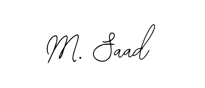 Also we have M. Saad name is the best signature style. Create professional handwritten signature collection using Bearetta-2O07w autograph style. M. Saad signature style 12 images and pictures png