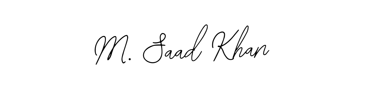 Also we have M. Saad Khan name is the best signature style. Create professional handwritten signature collection using Bearetta-2O07w autograph style. M. Saad Khan signature style 12 images and pictures png