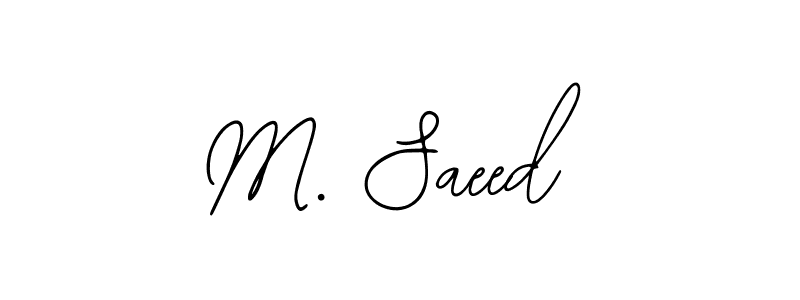 Also we have M. Saeed name is the best signature style. Create professional handwritten signature collection using Bearetta-2O07w autograph style. M. Saeed signature style 12 images and pictures png