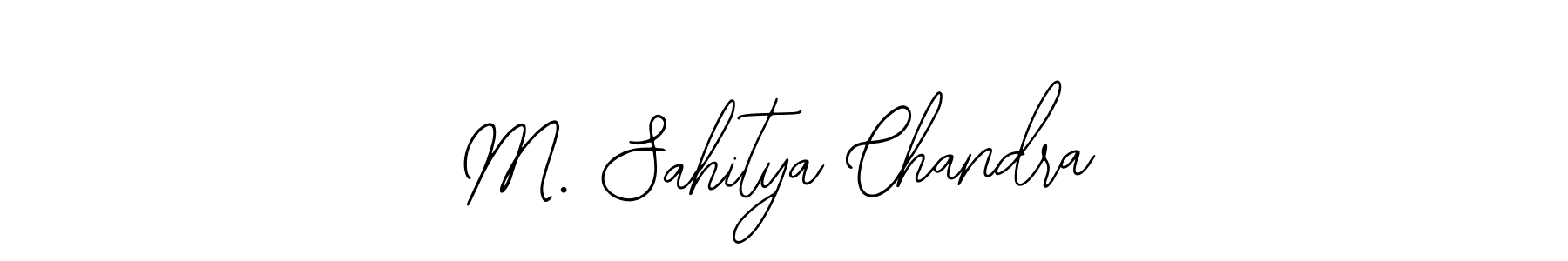 See photos of M. Sahitya Chandra official signature by Spectra . Check more albums & portfolios. Read reviews & check more about Bearetta-2O07w font. M. Sahitya Chandra signature style 12 images and pictures png