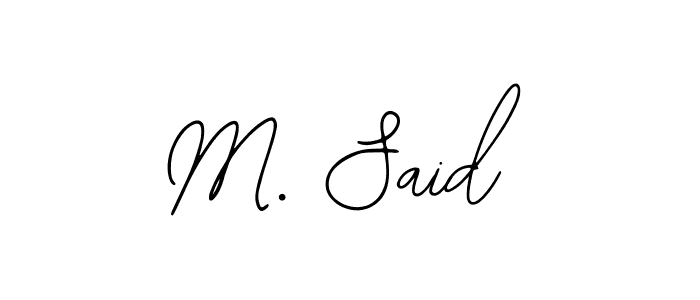 Make a beautiful signature design for name M. Said. Use this online signature maker to create a handwritten signature for free. M. Said signature style 12 images and pictures png