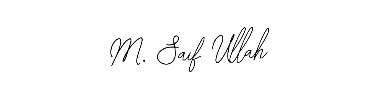 How to make M. Saif Ullah signature? Bearetta-2O07w is a professional autograph style. Create handwritten signature for M. Saif Ullah name. M. Saif Ullah signature style 12 images and pictures png