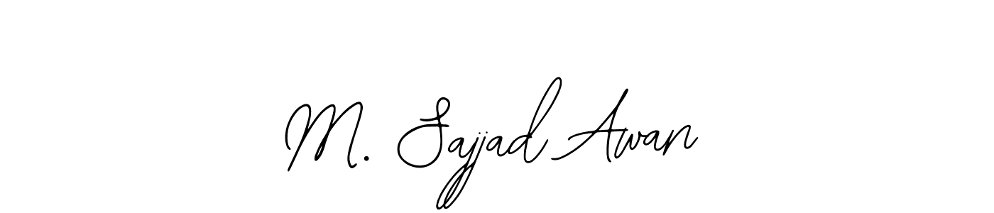 M. Sajjad Awan stylish signature style. Best Handwritten Sign (Bearetta-2O07w) for my name. Handwritten Signature Collection Ideas for my name M. Sajjad Awan. M. Sajjad Awan signature style 12 images and pictures png