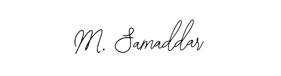 See photos of M. Samaddar official signature by Spectra . Check more albums & portfolios. Read reviews & check more about Bearetta-2O07w font. M. Samaddar signature style 12 images and pictures png