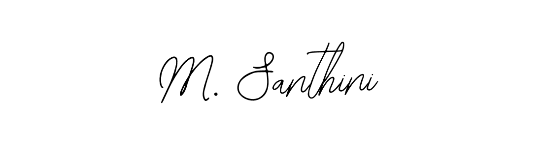 Create a beautiful signature design for name M. Santhini. With this signature (Bearetta-2O07w) fonts, you can make a handwritten signature for free. M. Santhini signature style 12 images and pictures png
