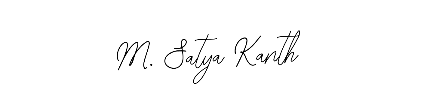 M. Satya Kanth stylish signature style. Best Handwritten Sign (Bearetta-2O07w) for my name. Handwritten Signature Collection Ideas for my name M. Satya Kanth. M. Satya Kanth signature style 12 images and pictures png