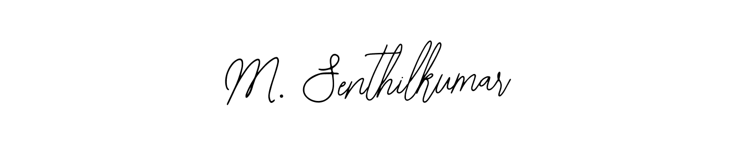 Design your own signature with our free online signature maker. With this signature software, you can create a handwritten (Bearetta-2O07w) signature for name M. Senthilkumar. M. Senthilkumar signature style 12 images and pictures png