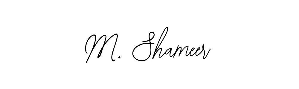 Also we have M. Shameer name is the best signature style. Create professional handwritten signature collection using Bearetta-2O07w autograph style. M. Shameer signature style 12 images and pictures png