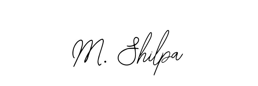 Make a beautiful signature design for name M. Shilpa. Use this online signature maker to create a handwritten signature for free. M. Shilpa signature style 12 images and pictures png