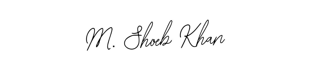 Create a beautiful signature design for name M. Shoeb Khan. With this signature (Bearetta-2O07w) fonts, you can make a handwritten signature for free. M. Shoeb Khan signature style 12 images and pictures png