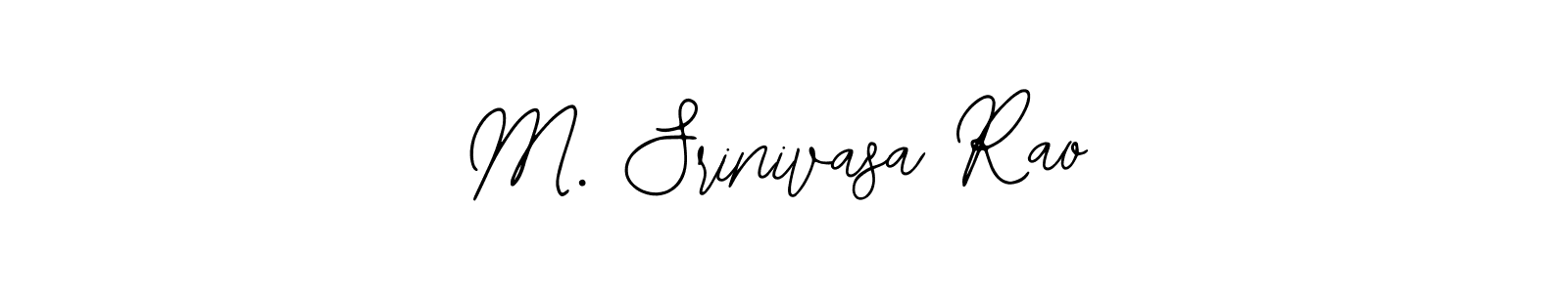 How to make M. Srinivasa Rao signature? Bearetta-2O07w is a professional autograph style. Create handwritten signature for M. Srinivasa Rao name. M. Srinivasa Rao signature style 12 images and pictures png