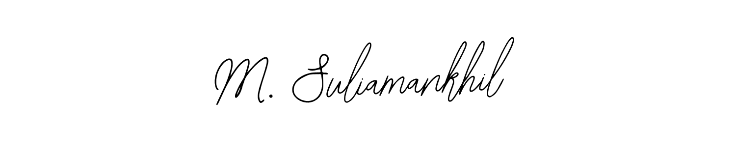This is the best signature style for the M. Suliamankhil name. Also you like these signature font (Bearetta-2O07w). Mix name signature. M. Suliamankhil signature style 12 images and pictures png