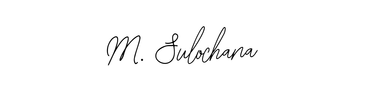 Make a beautiful signature design for name M. Sulochana. Use this online signature maker to create a handwritten signature for free. M. Sulochana signature style 12 images and pictures png