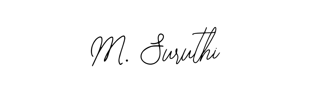 Also we have M. Suruthi name is the best signature style. Create professional handwritten signature collection using Bearetta-2O07w autograph style. M. Suruthi signature style 12 images and pictures png