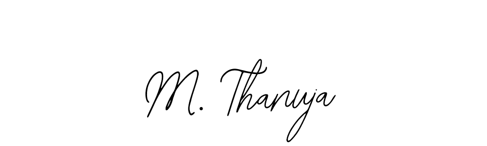 It looks lik you need a new signature style for name M. Thanuja. Design unique handwritten (Bearetta-2O07w) signature with our free signature maker in just a few clicks. M. Thanuja signature style 12 images and pictures png