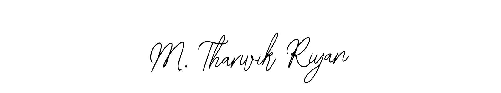 M. Thanvik Riyan stylish signature style. Best Handwritten Sign (Bearetta-2O07w) for my name. Handwritten Signature Collection Ideas for my name M. Thanvik Riyan. M. Thanvik Riyan signature style 12 images and pictures png