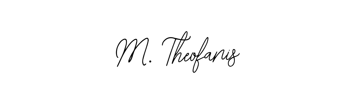 Use a signature maker to create a handwritten signature online. With this signature software, you can design (Bearetta-2O07w) your own signature for name M. Theofanis. M. Theofanis signature style 12 images and pictures png