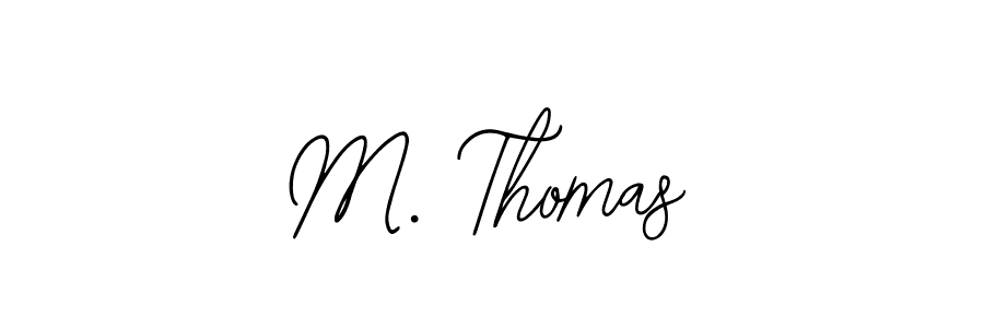 Use a signature maker to create a handwritten signature online. With this signature software, you can design (Bearetta-2O07w) your own signature for name M. Thomas. M. Thomas signature style 12 images and pictures png