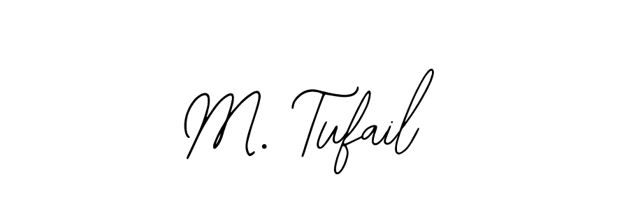 Make a beautiful signature design for name M. Tufail. With this signature (Bearetta-2O07w) style, you can create a handwritten signature for free. M. Tufail signature style 12 images and pictures png