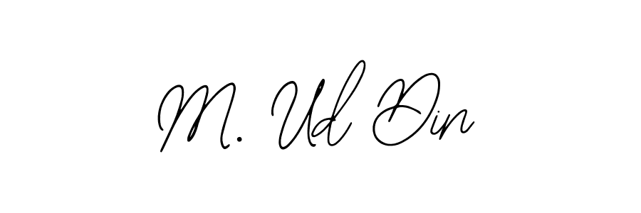 How to make M. Ud Din signature? Bearetta-2O07w is a professional autograph style. Create handwritten signature for M. Ud Din name. M. Ud Din signature style 12 images and pictures png