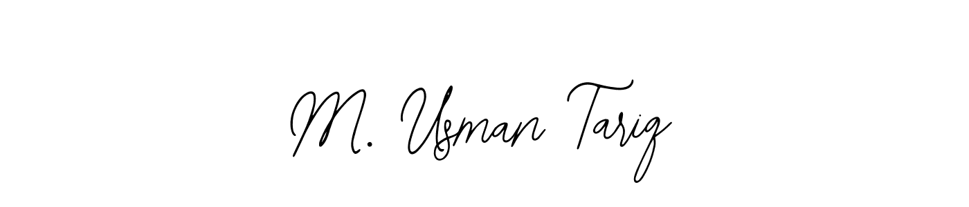 How to make M. Usman Tariq name signature. Use Bearetta-2O07w style for creating short signs online. This is the latest handwritten sign. M. Usman Tariq signature style 12 images and pictures png