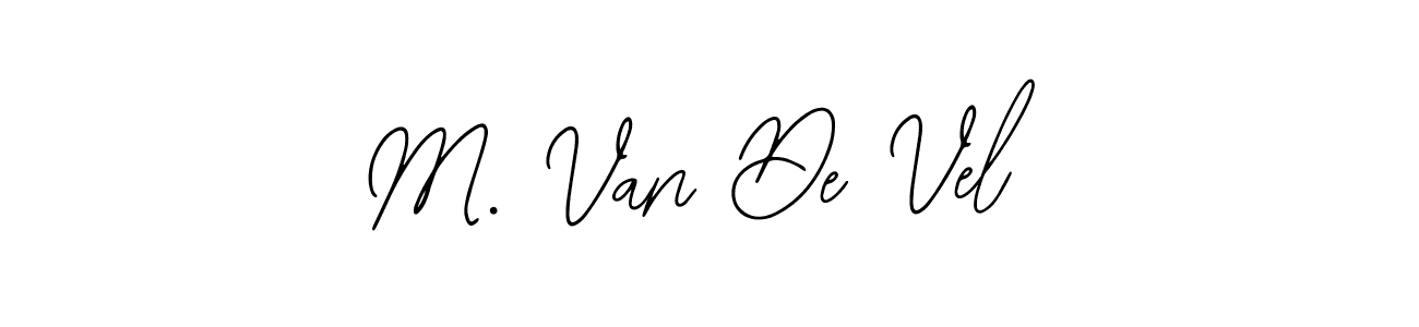 Design your own signature with our free online signature maker. With this signature software, you can create a handwritten (Bearetta-2O07w) signature for name M. Van De Vel. M. Van De Vel signature style 12 images and pictures png