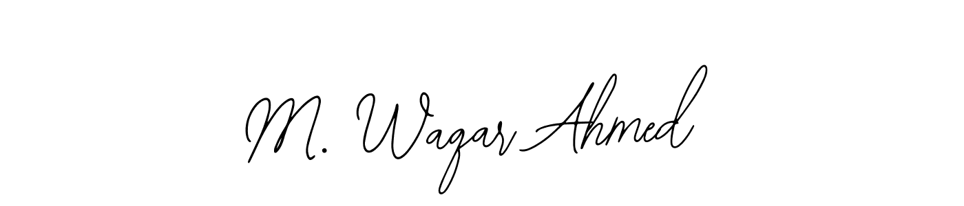 Best and Professional Signature Style for M. Waqar Ahmed. Bearetta-2O07w Best Signature Style Collection. M. Waqar Ahmed signature style 12 images and pictures png