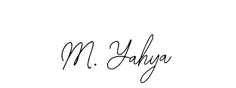 How to make M. Yahya signature? Bearetta-2O07w is a professional autograph style. Create handwritten signature for M. Yahya name. M. Yahya signature style 12 images and pictures png