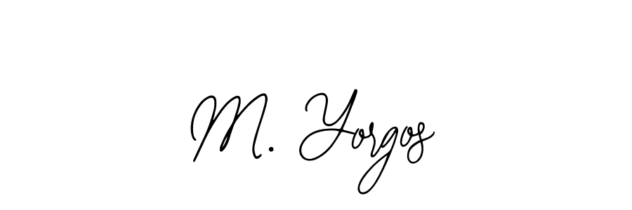 Bearetta-2O07w is a professional signature style that is perfect for those who want to add a touch of class to their signature. It is also a great choice for those who want to make their signature more unique. Get M. Yorgos name to fancy signature for free. M. Yorgos signature style 12 images and pictures png