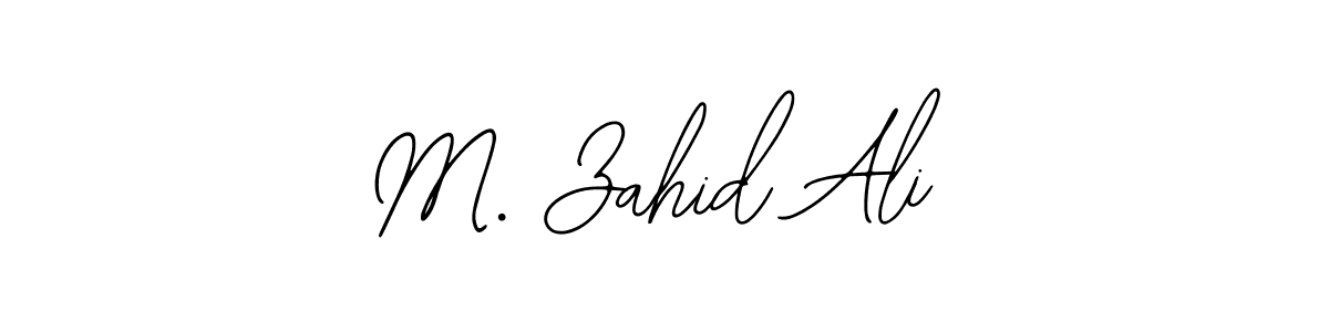 How to make M. Zahid Ali name signature. Use Bearetta-2O07w style for creating short signs online. This is the latest handwritten sign. M. Zahid Ali signature style 12 images and pictures png