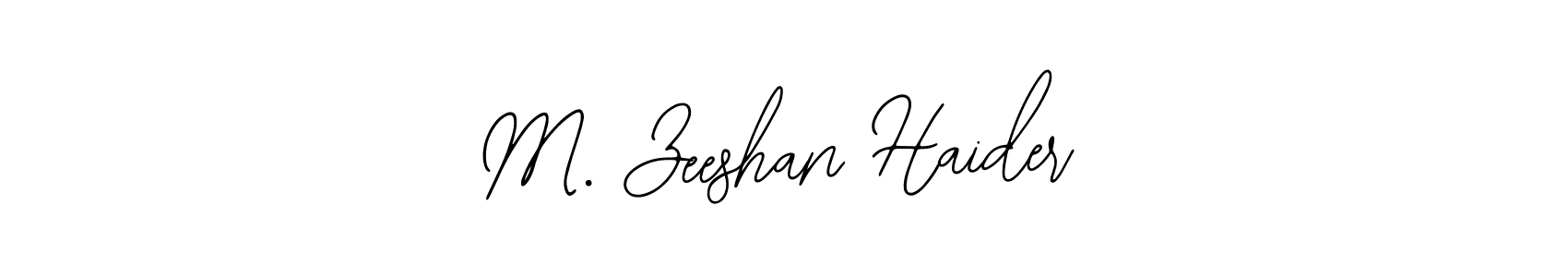 Create a beautiful signature design for name M. Zeeshan Haider. With this signature (Bearetta-2O07w) fonts, you can make a handwritten signature for free. M. Zeeshan Haider signature style 12 images and pictures png