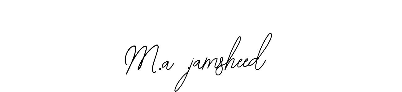 Make a beautiful signature design for name M.a .jamsheed. Use this online signature maker to create a handwritten signature for free. M.a .jamsheed signature style 12 images and pictures png