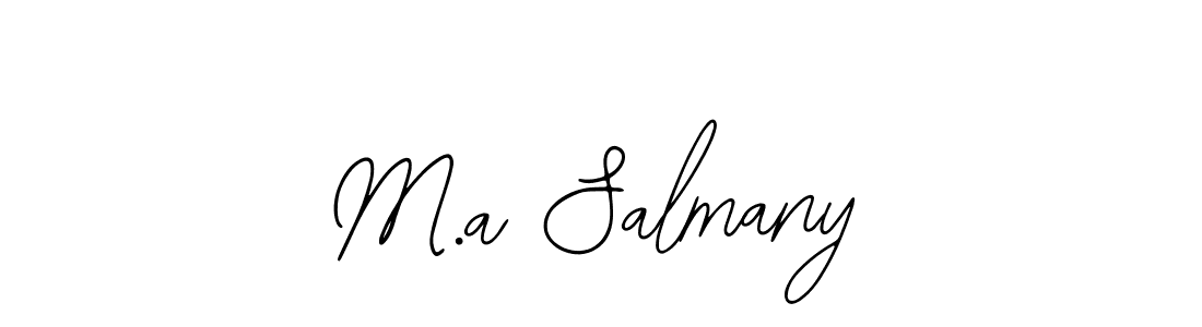 Similarly Bearetta-2O07w is the best handwritten signature design. Signature creator online .You can use it as an online autograph creator for name M.a Salmany. M.a Salmany signature style 12 images and pictures png