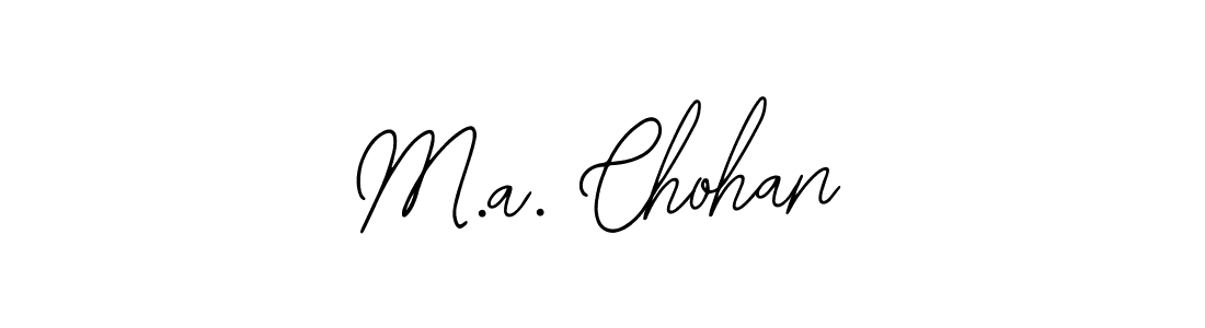 Best and Professional Signature Style for M.a. Chohan. Bearetta-2O07w Best Signature Style Collection. M.a. Chohan signature style 12 images and pictures png