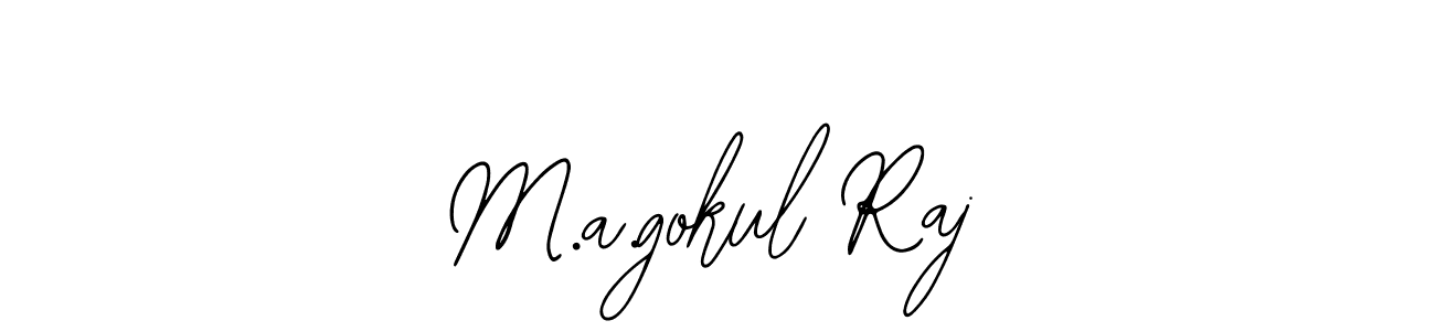 This is the best signature style for the M.a.gokul Raj name. Also you like these signature font (Bearetta-2O07w). Mix name signature. M.a.gokul Raj signature style 12 images and pictures png