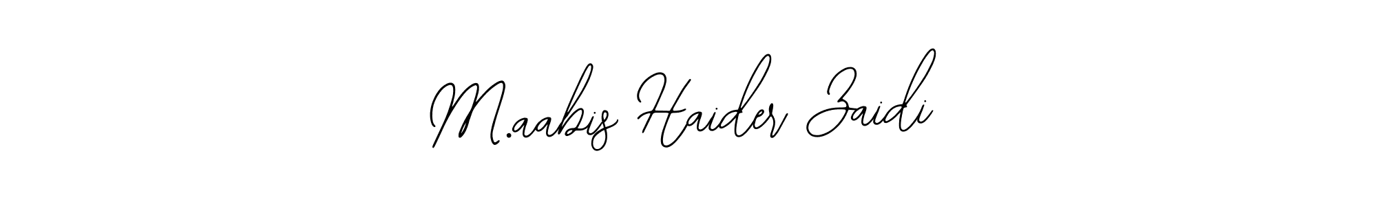 Create a beautiful signature design for name M.aabis Haider Zaidi. With this signature (Bearetta-2O07w) fonts, you can make a handwritten signature for free. M.aabis Haider Zaidi signature style 12 images and pictures png