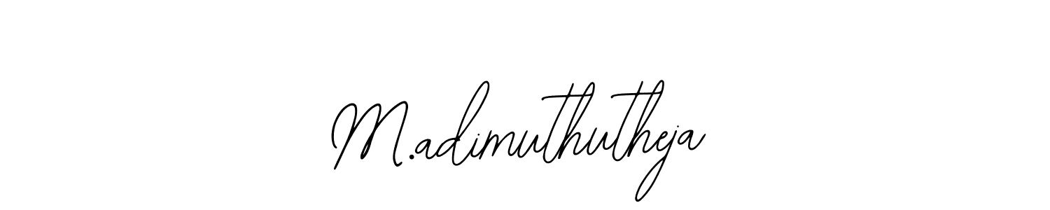 Best and Professional Signature Style for M.adimuthutheja. Bearetta-2O07w Best Signature Style Collection. M.adimuthutheja signature style 12 images and pictures png