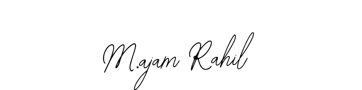 M.ajam Rahil stylish signature style. Best Handwritten Sign (Bearetta-2O07w) for my name. Handwritten Signature Collection Ideas for my name M.ajam Rahil. M.ajam Rahil signature style 12 images and pictures png