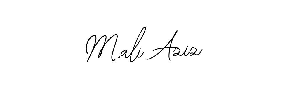 Make a beautiful signature design for name M.ali Aziz. With this signature (Bearetta-2O07w) style, you can create a handwritten signature for free. M.ali Aziz signature style 12 images and pictures png