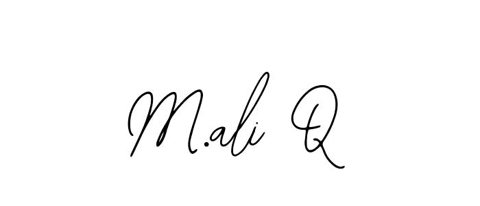 How to make M.ali Q signature? Bearetta-2O07w is a professional autograph style. Create handwritten signature for M.ali Q name. M.ali Q signature style 12 images and pictures png