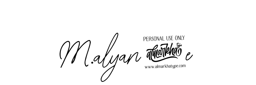 Make a beautiful signature design for name M.alyan7e. With this signature (Bearetta-2O07w) style, you can create a handwritten signature for free. M.alyan7e signature style 12 images and pictures png