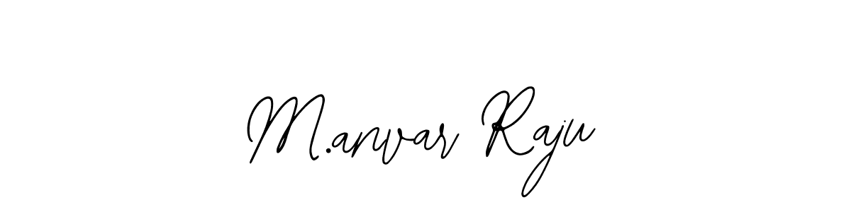 Use a signature maker to create a handwritten signature online. With this signature software, you can design (Bearetta-2O07w) your own signature for name M.anvar Raju. M.anvar Raju signature style 12 images and pictures png