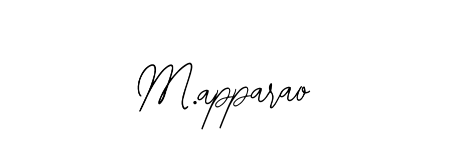 The best way (Bearetta-2O07w) to make a short signature is to pick only two or three words in your name. The name M.apparao include a total of six letters. For converting this name. M.apparao signature style 12 images and pictures png