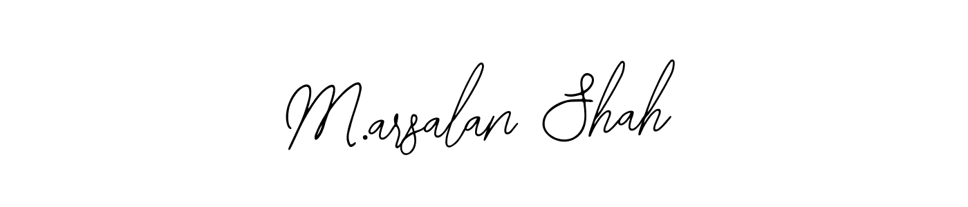 Also You can easily find your signature by using the search form. We will create M.arsalan Shah name handwritten signature images for you free of cost using Bearetta-2O07w sign style. M.arsalan Shah signature style 12 images and pictures png