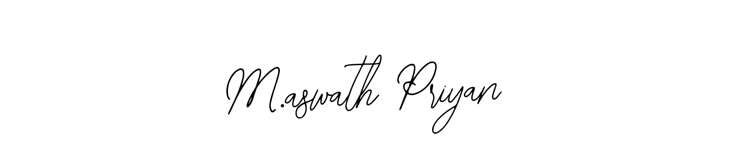 Check out images of Autograph of M.aswath Priyan name. Actor M.aswath Priyan Signature Style. Bearetta-2O07w is a professional sign style online. M.aswath Priyan signature style 12 images and pictures png