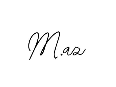 if you are searching for the best signature style for your name M.az. so please give up your signature search. here we have designed multiple signature styles  using Bearetta-2O07w. M.az signature style 12 images and pictures png