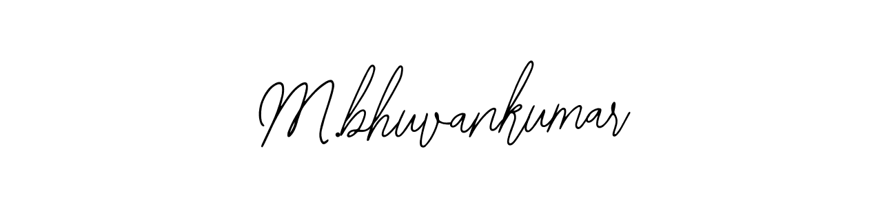 Also we have M.bhuvankumar name is the best signature style. Create professional handwritten signature collection using Bearetta-2O07w autograph style. M.bhuvankumar signature style 12 images and pictures png