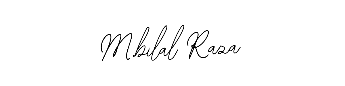 You should practise on your own different ways (Bearetta-2O07w) to write your name (M.bilal Raza) in signature. don't let someone else do it for you. M.bilal Raza signature style 12 images and pictures png