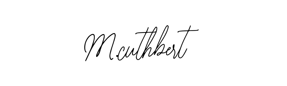 How to Draw M.cuthbert signature style? Bearetta-2O07w is a latest design signature styles for name M.cuthbert. M.cuthbert signature style 12 images and pictures png